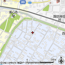 埼玉県深谷市上野台43周辺の地図