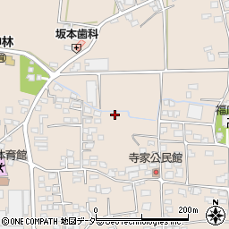 長野県松本市神林寺家周辺の地図
