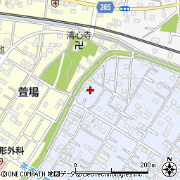 埼玉県深谷市上野台6周辺の地図