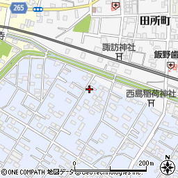 埼玉県深谷市上野台119周辺の地図