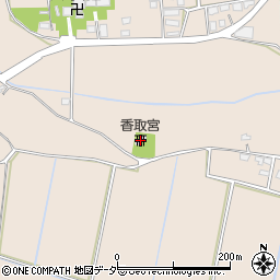 香取宮周辺の地図