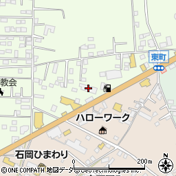 メガネスーパー　石岡店周辺の地図