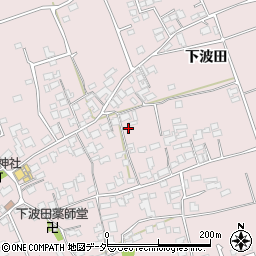 長野県松本市波田下波田6796-1周辺の地図