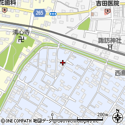 埼玉県深谷市上野台46周辺の地図