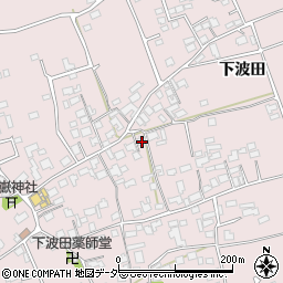 長野県松本市波田下波田6755周辺の地図