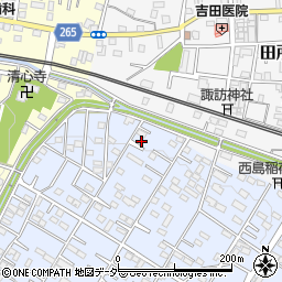 埼玉県深谷市上野台54周辺の地図