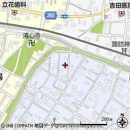 埼玉県深谷市上野台2周辺の地図