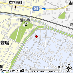 埼玉県深谷市上野台3周辺の地図