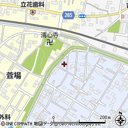 埼玉県深谷市上野台5周辺の地図