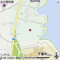 茨城県下妻市石の宮周辺の地図
