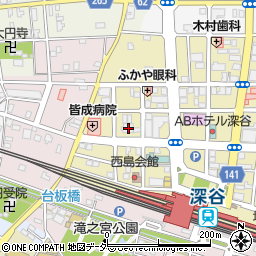 横浜家系ラーメン 濃厚家 深谷店周辺の地図