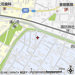 埼玉県深谷市上野台47周辺の地図