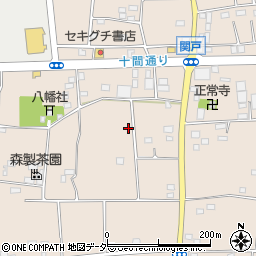 茨城県古河市関戸周辺の地図