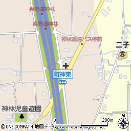 愛車市場松本空港通り店ミスズ石油周辺の地図