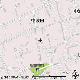 学研中波田教室周辺の地図