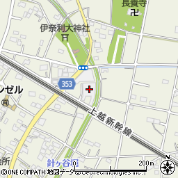 埼玉県深谷市山河692-2周辺の地図