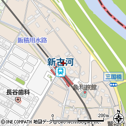 埼玉県加須市向古河628-14周辺の地図