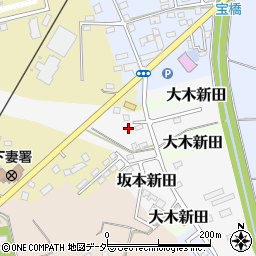 茨城県下妻市坂本新田43周辺の地図