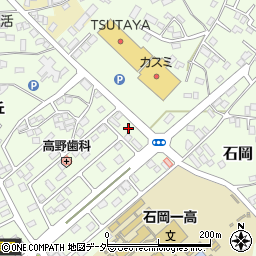 カットハウスひかり　石岡中央店周辺の地図