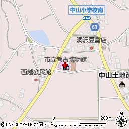 松本市立考古博物館周辺の地図