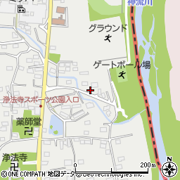 群馬県藤岡市浄法寺1009-3周辺の地図