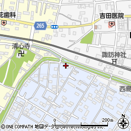 埼玉県深谷市上野台49周辺の地図
