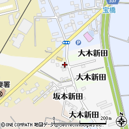 茨城県下妻市坂本新田43-2周辺の地図