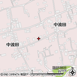 長野県松本市波田横町周辺の地図
