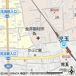 埼玉県本庄市児玉町吉田林2-1周辺の地図