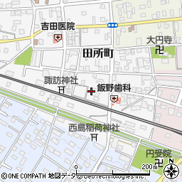埼玉県深谷市田所町2周辺の地図