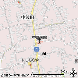 長野県松本市波田下波田5124-7周辺の地図