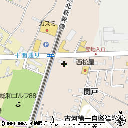 茨城県古河市関戸2023周辺の地図