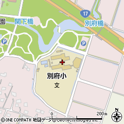 熊谷市役所　別府児童クラブ周辺の地図