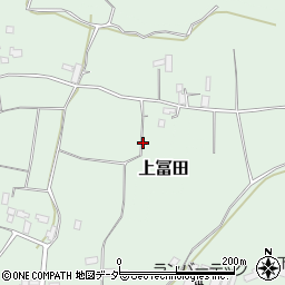 茨城県鉾田市下冨田周辺の地図