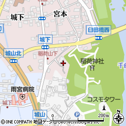 長野県佐久市臼田城山周辺の地図