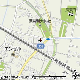 埼玉県深谷市山河587周辺の地図