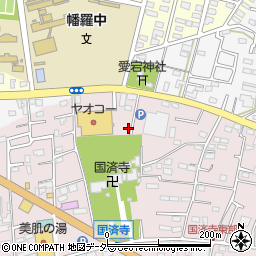 埼玉県深谷市国済寺522周辺の地図