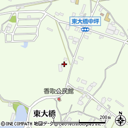 茨城県石岡市東大橋2225周辺の地図