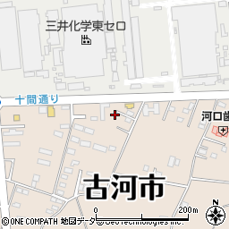 茨城県古河市関戸1625周辺の地図