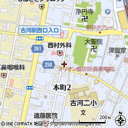 有限会社鈴木清蔵商店マルヰガス古河周辺の地図
