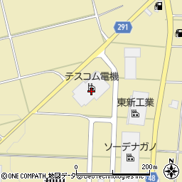 テスコム電機松本工場周辺の地図