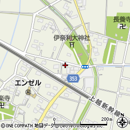 埼玉県深谷市山河589周辺の地図