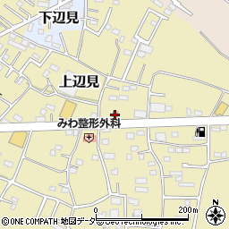 なか卯古河上辺見店周辺の地図