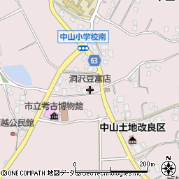 洞沢豆富店周辺の地図