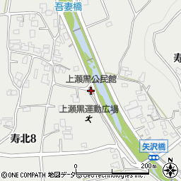 上瀬黒公民館周辺の地図