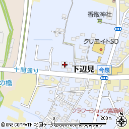 茨城県古河市下辺見2219周辺の地図