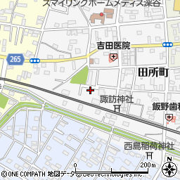 埼玉県深谷市田所町7周辺の地図