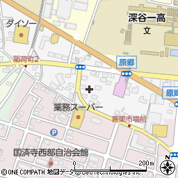 埼玉県深谷市原郷2121周辺の地図