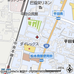 長野県松本市平田東2丁目周辺の地図