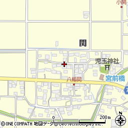 埼玉県児玉郡美里町関周辺の地図